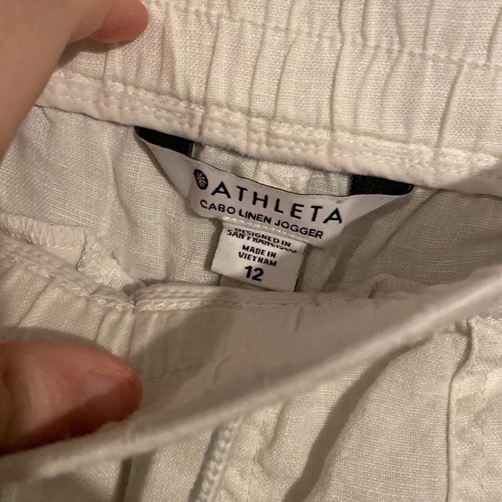 Athleta | Cabo Linen Jogger - Picture 3 of 4